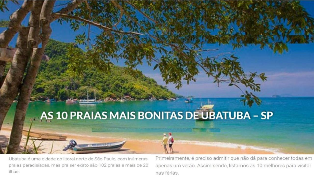 Apartamento Ubatuba - Praia grande - 80m da Praia - Até 8 Pessoas - Praia Grande Ubatuba - 2 Quartos Exterior foto